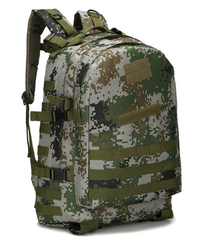 Городской тактический штурмовой военный рюкзак ForTactic на 35-40литров Зеленый пиксель