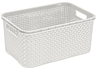 Кошик BRQ Rattan 19 л (1744brq-білий)
