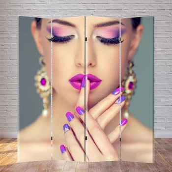 Ширма декоративная FineDecor "Стильная девушка" 160x180 см 259a