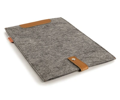 Чохол для планшета FeltFabricDesign 35×24 з фетру сірий М16 (10486)