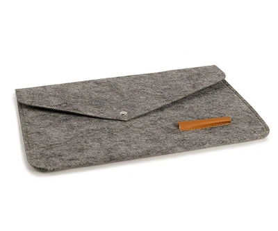 Чехол для планшета FeltFabricDesign 35х24 из войлока серый М15 (10482)