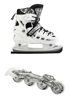 Ролики-коньки Scale Sport White (2в1) 38-41