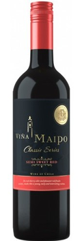 Вино Vina Maipo Semi Sweet Red червоне напівсолодке 0.75 л 13% (7804320673660)