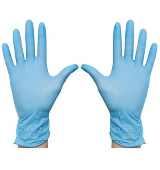 Перчатки нитриловые polix pro&med 100 шт/уп. цвет: Sky Blue размер: XL