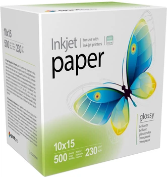 Бумага PrintPro глянцевая 230 г/м 10x15 500 л (PGE2305004R)