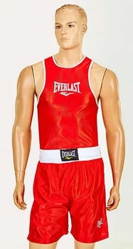 Форма боксерская детская Everlast CO-6337-R красный рост 135-145 см