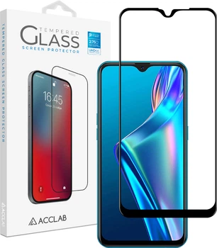 Защитное стекло для смартфона Oppo A12 ACCLAB 9H Black (1283126508356)