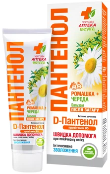 Бальзам после загара Биокон Дежурная Аптека Эколла Пантенол Ромашка + Череда 90 мл (4820064562629)