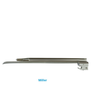 Клинки Miller для ларингоскопов Flexicare металеві звичайні багаторазові розмір 4