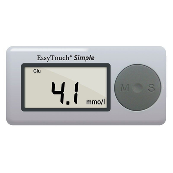 Аппарат Medicare Easy Touch для измерения уровня глюкозы в крови без кодировки
