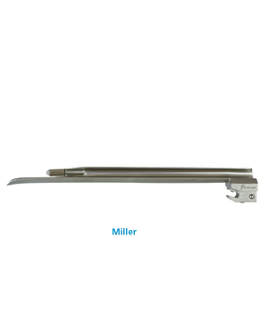 Клинки Miller для ларингоскопов Flexicare металеві звичайні багаторазові розмір 2