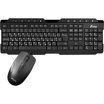 Комплект Frime FKBM-310KIT (клавиатура+мышь) black, USB