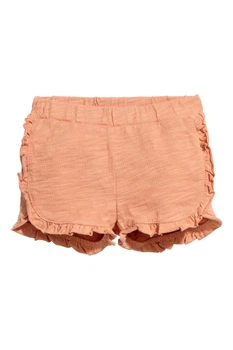 Шорты H&M 56см персиковый меланж 4760625