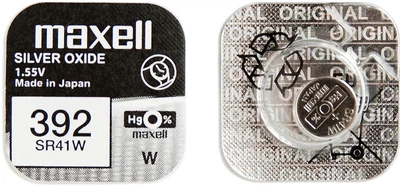Оксид-срібло-цинкова батарейка Maxell "таблетка" SR41W 1 шт/уп (4902580132118)