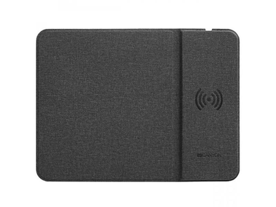 Коврик для мыши Canyon CNS-CMPW4 Black с беспроводной зарядкой QI