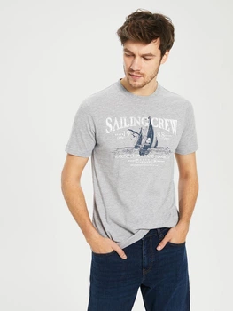 Футболка LC Waikiki Sailing Crew S Серая (LCW T-shirt -2794-0)