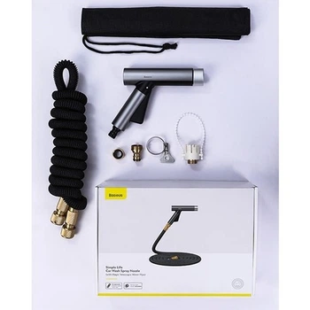 Мінімийка Baseus Simple Life Car Wash Spray Nozzle 30m after water filling CRXC01-C01 Черная