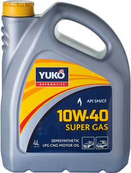 Моторна олива Yuko Super Gas 10w-40 4 л (4820070245332)
