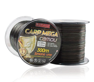 Волосінь BratFishing Carp Mega - Camou 300м 0.45 мм (30/01-014-045)