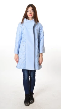 Стильне півпальта Max Mara 1898, кашемір Блакитний XL