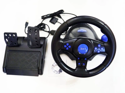 Руль с педалями для PS2 PS3 PC (Вибро режим)