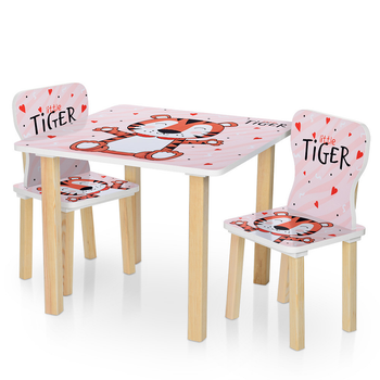 Столик Bambi Tiger 506-59 White / Red (506-59)