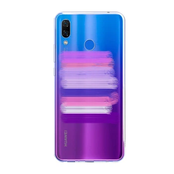 Силиконовый чехол Unique Covers на Huawei P Smart Plus 2018 нежные следы кисти(1834)