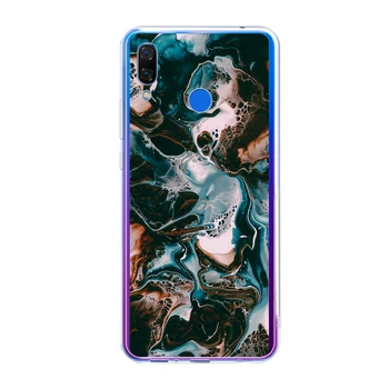 Силіконовий чохол Unique Covers на Huawei P Smart Plus 2018 єден мармур(1267)