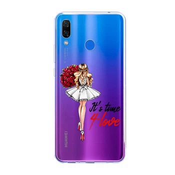 Силиконовый чехол Unique Covers на Huawei P Smart Plus 2018 время для любви(1837)