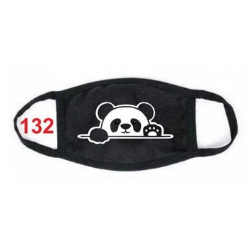 Защитная маска с рисунком. Маска для лица с принтом многоразовая "панда" (M-132)