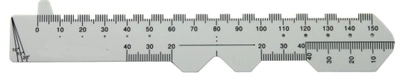 Лінійка пупиллометр для підбору окулярів у футлярі Hobbit Tools (mpm_00062)