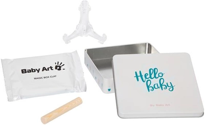 Набор для создания отпечатка ручки и ножки малыша Baby Art Магическая коробочка Квадратная (3601094300) (3220660304417)