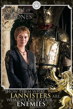 Постер "Game of Thrones (Cersei - Enemies) / Гра престолів"
