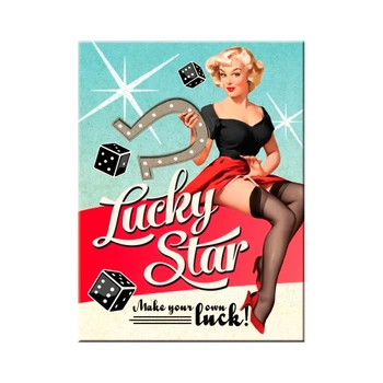Магніт 8x6 см "Lucky Star" Nostalgic Art (14314)