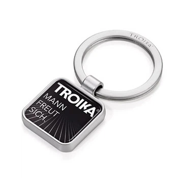 Брелок Troika фирменный квадратный