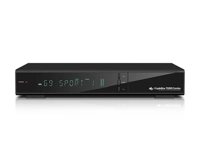 Спутниковый ресивер Ab Cryptobox 752 HD COMBO DVB-T2/S2/C Черный