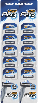 Набір бритв без змінних картриджів BIC Flex 3 10 шт. (3086123364196)