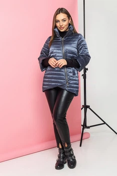 Куртка KATTALEYA KTL-122-2-SHINE 46 темний графіт 10972