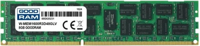 Память Goodram DDR3L-1600 8192MB PC3L-12800 ECC Registered (W-MEM1600R3D48GLV) (SV4006104) - Уценка