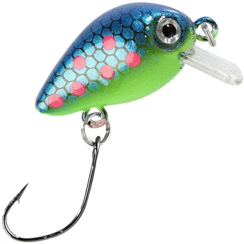 Воблер Balzer Trout Crank UV Single Hook 30 мм 2 г Blue with pink spots (16023 003)