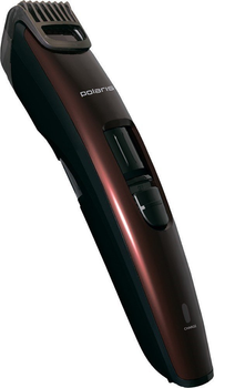 Машинка для стрижки Polaris PHC 1102R Бордовый/черный