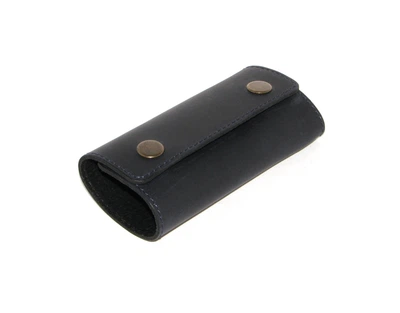 Шкіряна ключниця DNK Leather DNK Keys-S темно-синя