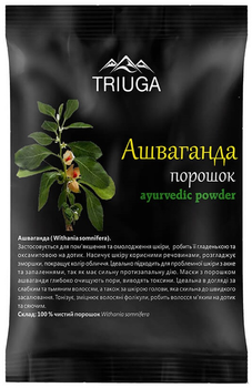Аюрведический порошок Triuga Ашваганда 2 х 50 г (8908003544342)