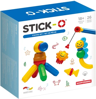 Магнітний конструктор Stick-O Рибалка 26 елементів (005-902006)