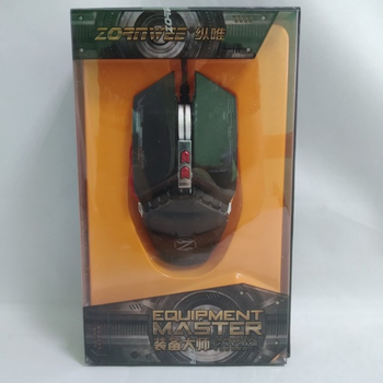 Компьютерная игровая мышь, мышка Zornwee GX20 с подсветкой Чёрный