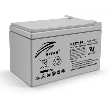 Аккумуляторная батарея AGM RITAR RT12120, Gray Case, 12V 12.0Ah