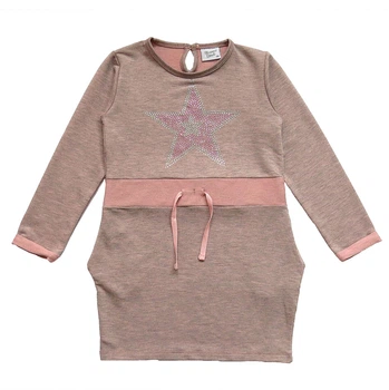 Платье Breeze Girls для девочки 152 см Розовый меланж 13295