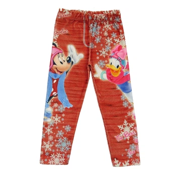 Велюрові лосини Kids Wear для дівчинки 128 см Помаранчеві 11848