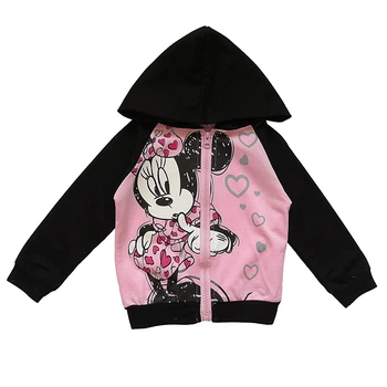 Кофта Xirubaby Minnie Mouse для дівчинки 80 см Рожева з чорним 5648