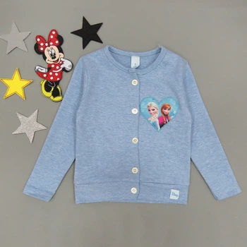 Кофта Kids collection "Эльза и Анна" для девочки 92 см Синяя 15434